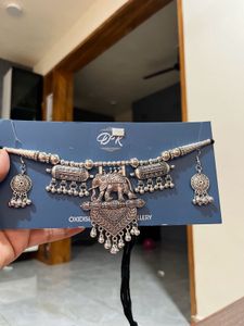 Beautiful elephant necklace for navratri