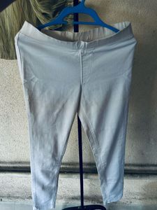 White Slim Fit Pants