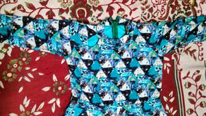 New one piece Abstract Print Maxi Dress