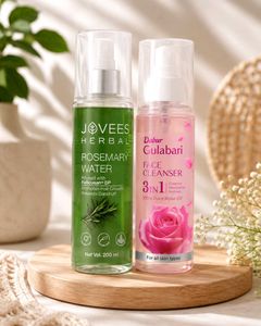 never used Joovees Rosemary Water & Dabur Rose