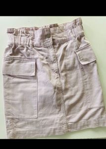 Light Pink Cargo Skirt