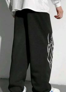 Black Tribal Print Sweatpants