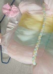 Rainbow Tutu Dress for Girls