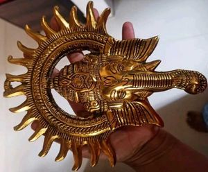 Golden Ganesha Wall Hanging