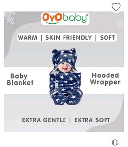 Newborn Swaddle Hooded Wrapper - Red