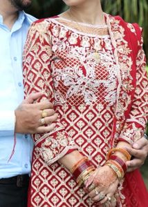 Elegant Maroon Embroidered Kurta Set