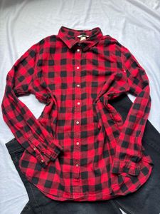 Red & Black Checkered Shirt