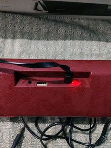 Pebble Encore Portable Soundbar - Red
