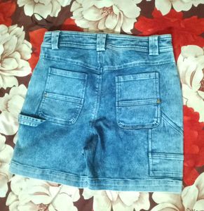 Blue Denim Shorts