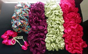 Set of 50 Satin Scrunchies