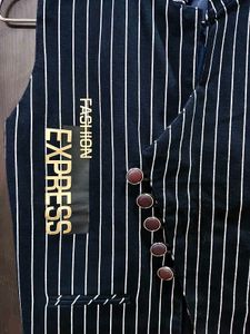 Stylish Striped Nehru Jacket