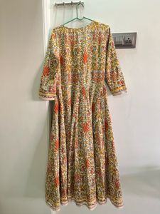 DIWLAI SALE!! Floral Print Anarkali Pant Dup