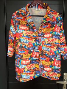 Candy Bar Print Pajama Set