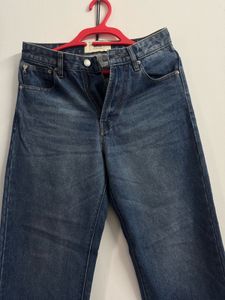 Classic Blue Wide Leg mid waist jeans