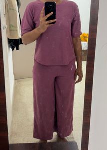 Women's Mauve Co-ord Set