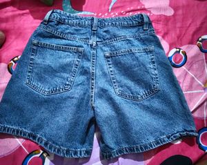 Classic Blue Denim Shorts