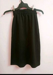 Boho Black Mini Skirt