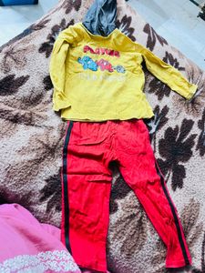 Cute Kids' Yellow Graphic Top
