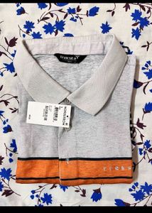 Men's Striped Polo T-Shirt