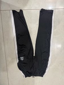Men's Black & White Track Pants