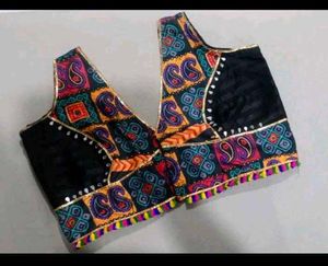 Embroidered Patchwork Blouse