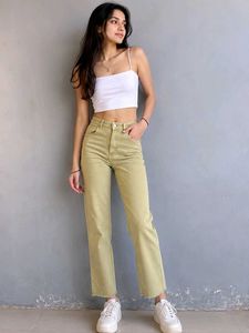 High-Waisted Wide Leg Jeans