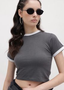 pack of 2 white &amp;Grey Crew Neck T-Shirt with Whit