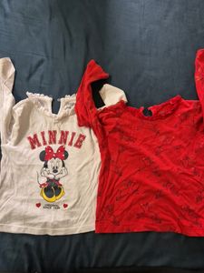 Minnie Mouse Full Sleeve Shirts ( Set OF 2 )