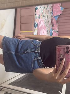 Classic Denim Mini Skirt