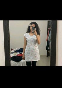 Floral Print Kurta Tunic