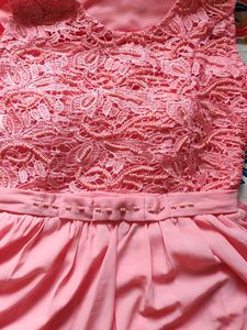 Beautiful Pink paded Gown