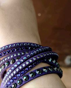 SWAROVSKI Slake Rock Purple Bracelet