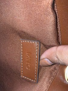 MANGO Stylish Monogram Bucket Bag