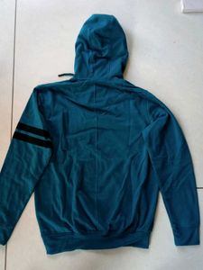 Teal Hoodie with "Fearless Rider" Print