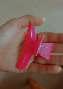 Pink Hair Claw Clip
