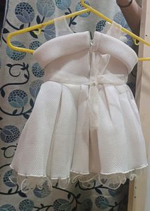 Beautiful Frock With Flower Detailing