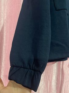 Vero Moda Navy Pullover Top with Pockets