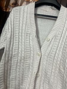 white Cardigan For Women XL Size