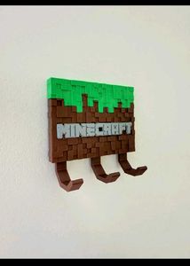 Minecraft Wall Hook Rack
