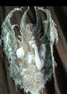 Gothic Bat Wing Angel T-Shirt