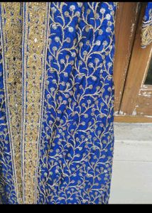 Stunning Blue Embroidered Kurta Set