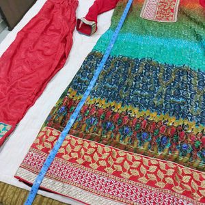 Vibrant Print Kurta Set with Pants
