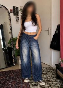 Baggy Blue Wash Denim Jeans