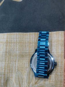 skmei Blue Metal Wristwatch