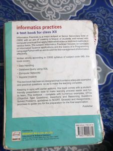 Informatics Practices - Class XII