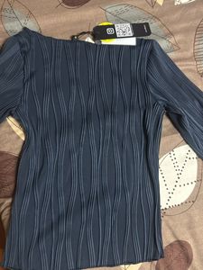 Chic Textured Long Sleeve Top