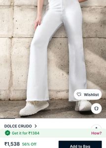 White Flared Jeans