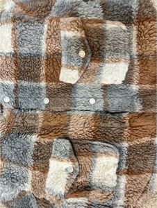Cozy Crop Plaid Fleece Jacket