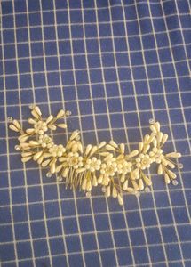 Pearl &amp; Crystal Hair Comb