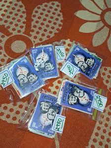 40 Vintage USSR Stamps